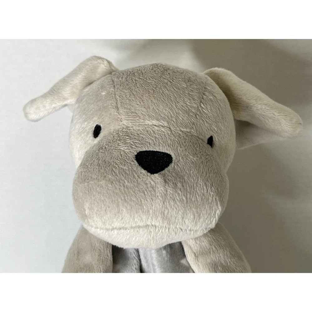 Gerber Modern Moments Baby Gray Dog Polyester Security Blanket